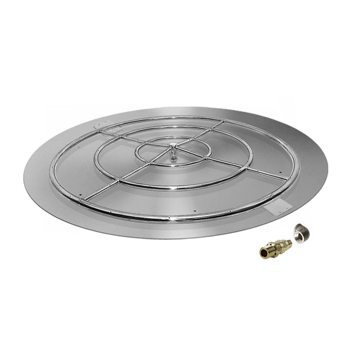 Starfire Designs Round Fire Pit Burner Kit - Match Lit Ignition Starfire Designs