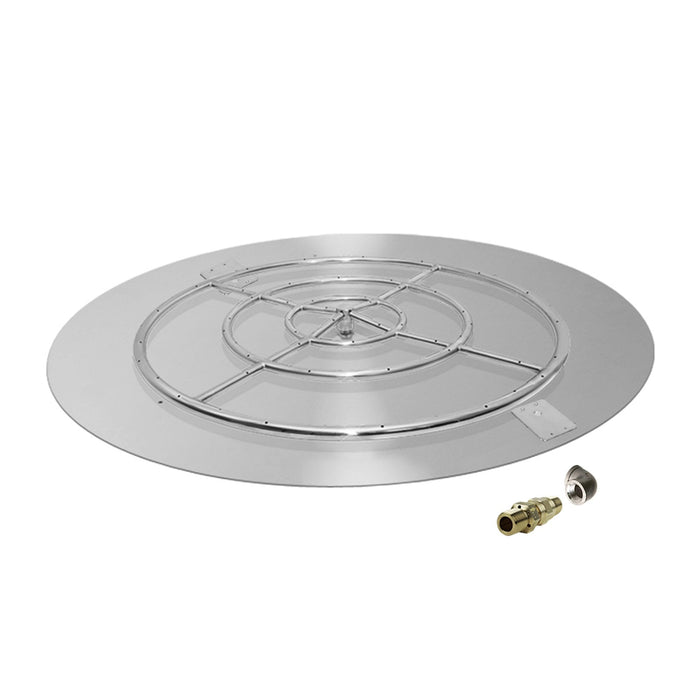 Starfire Designs Round Fire Pit Burner Kit - Match Lit Ignition Starfire Designs