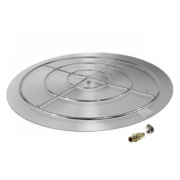 Starfire Designs Round Fire Pit Burner Kit - Match Lit Ignition Starfire Designs