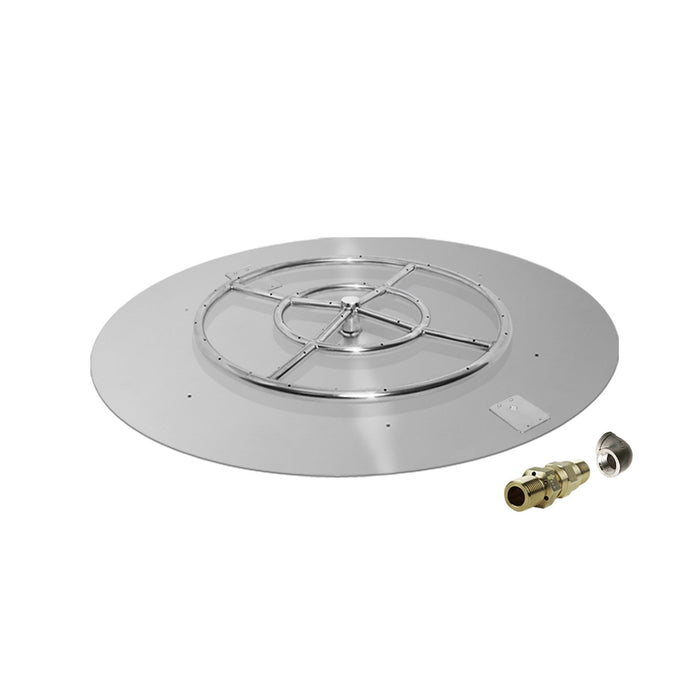 Starfire Designs Round Fire Pit Burner Kit - Match Lit Ignition Starfire Designs