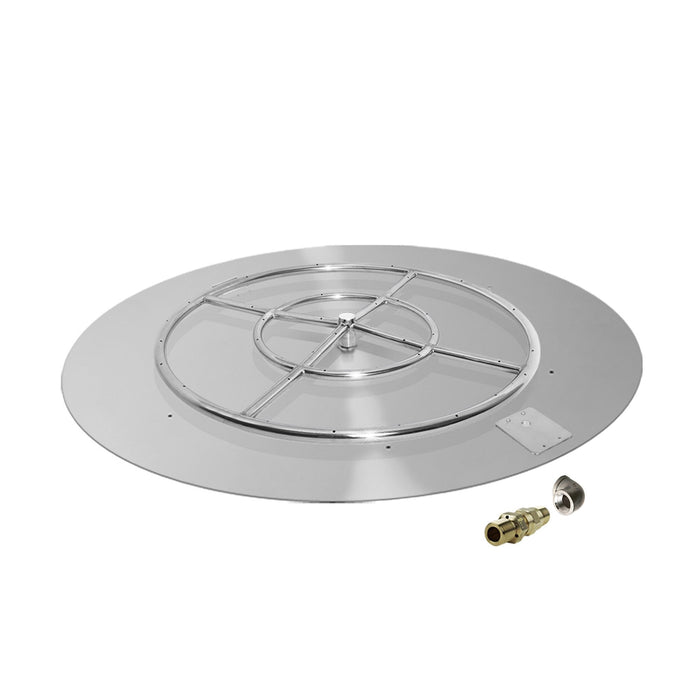 Starfire Designs Round Fire Pit Burner Kit - Match Lit Ignition Starfire Designs