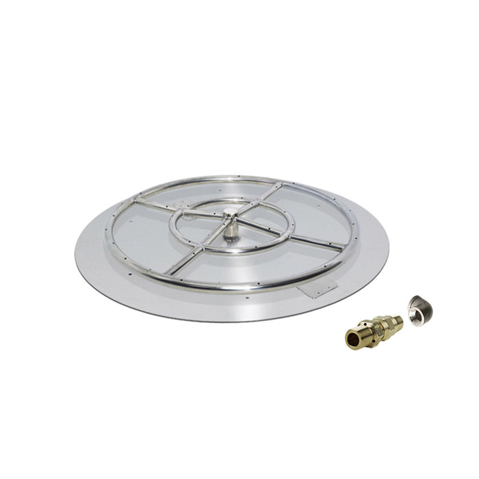 Starfire Designs Round Fire Pit Burner Kit - Match Lit Ignition Starfire Designs
