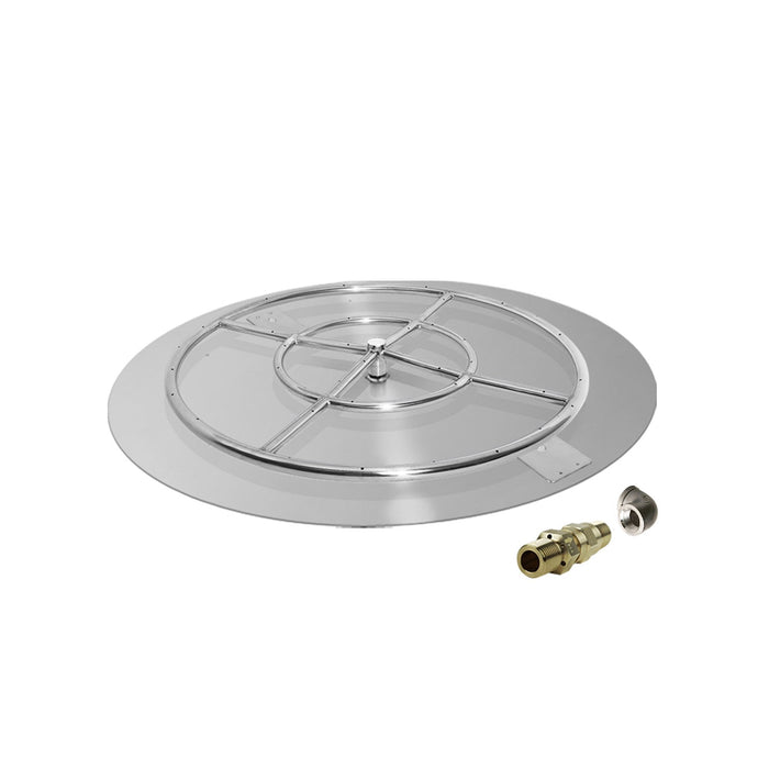 Starfire Designs Round Fire Pit Burner Kit - Match Lit Ignition Starfire Designs