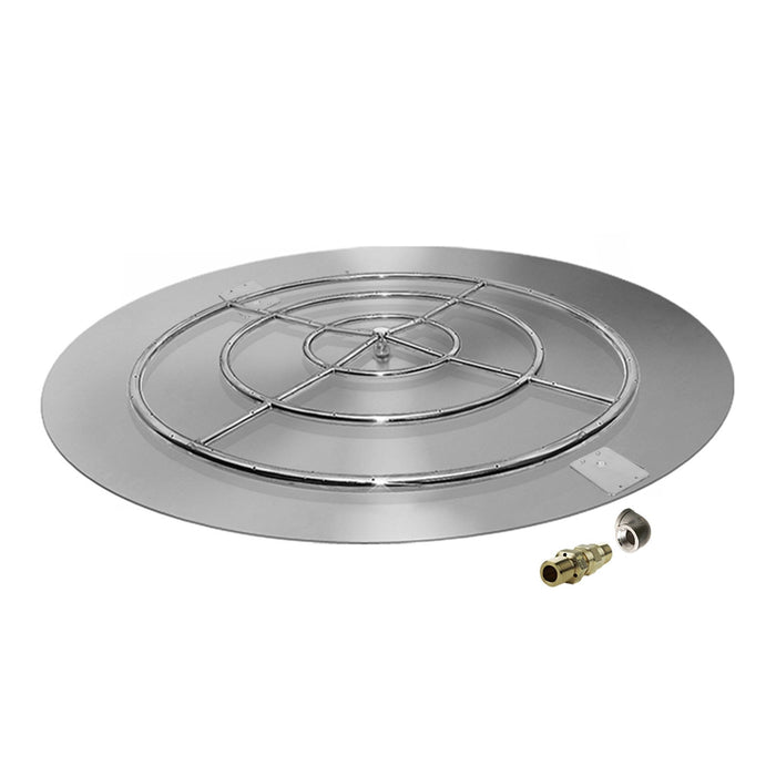 Starfire Designs Round Fire Pit Burner Kit - Match Lit Ignition Starfire Designs