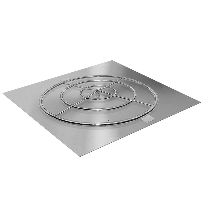 Starfire Designs Square Fire Pit Burner Kit - Match Lit Ignition Starfire Designs