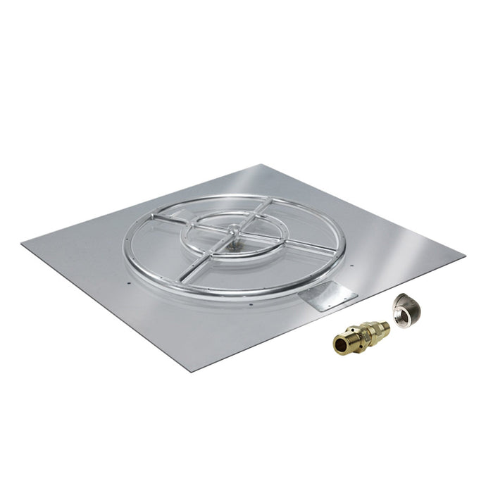 Starfire Designs Square Fire Pit Burner Kit - Match Lit Ignition Starfire Designs