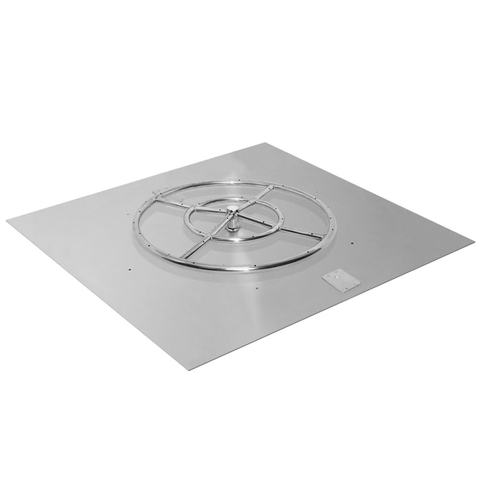 Starfire Designs Square Fire Pit Burner Kit - Match Lit Ignition Starfire Designs