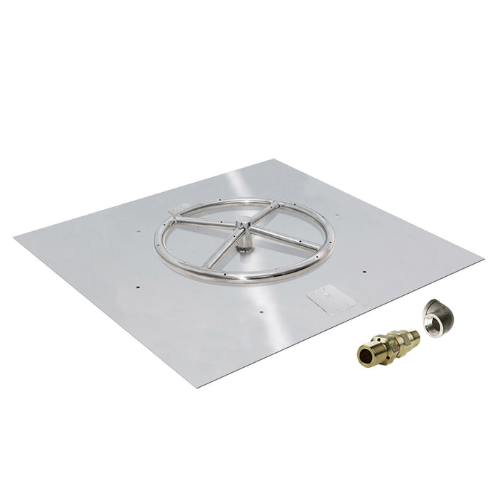 Starfire Designs Square Fire Pit Burner Kit - Match Lit Ignition Starfire Designs
