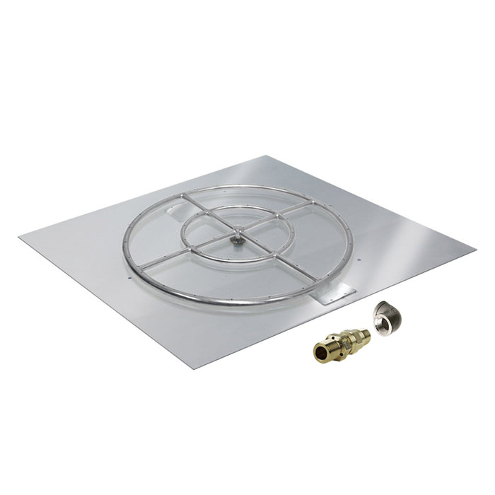 Starfire Designs Square Fire Pit Burner Kit - Match Lit Ignition Starfire Designs