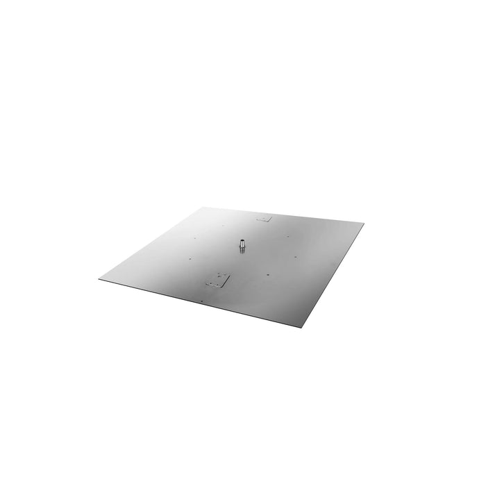 36" - 48" Stainless Steel Square Burner Pan - High Capacity Starfire Designs