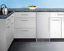 Summit 15" Wide 50 Lb. ADA Compliant Commercially Listed Outdoor Clear Icemaker with... Beverage Cooler - Installation View
