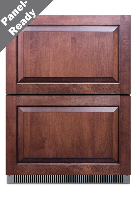 Summit 24" Wide Stainless Steel 2-Drawer All-Freezer, ADA Compliant / ADFD2D24