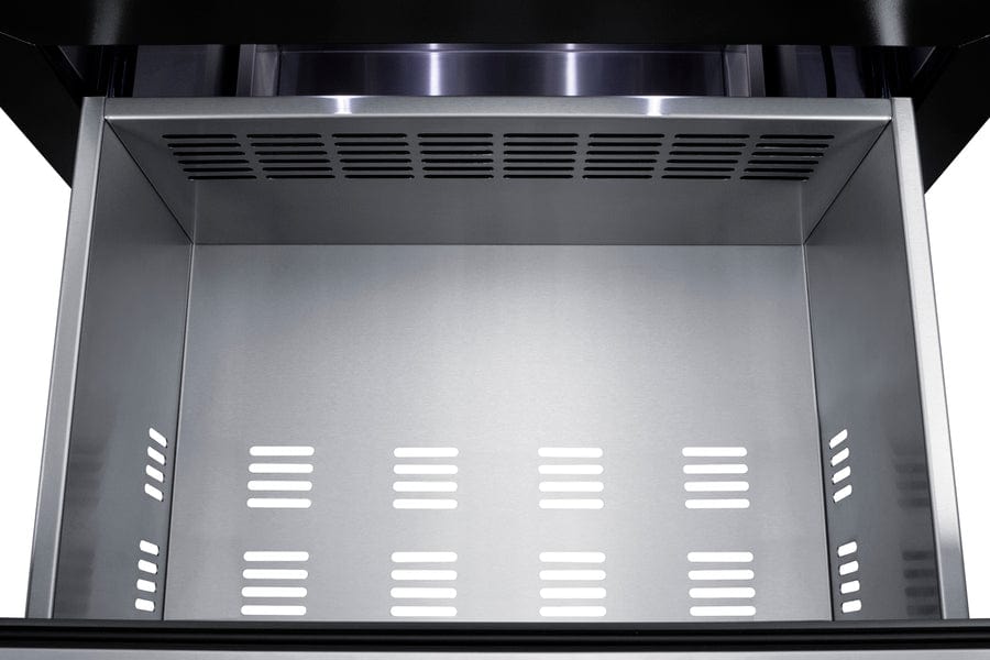 Summit 24" Wide 2-Drawer All-Refrigerator / 3.1 cu.ft. Capacity, ADA Compliant Design, Adjustable Height, Built-In Capable, Stainless Steel Drawers, Panel-Ready Drawer Fronts, Professional Handles, Frost-Free / ASDR2414