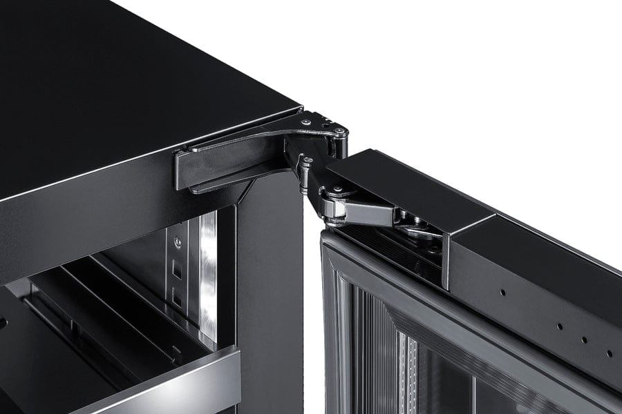 Summit 24" Wide Built-In Wine Cellar / 3.25 cu.ft. Capacity, ADA Compliant Design, Adjustable Height, Stainless Steel Interior, Double Pane Tempered Glass Door, Seamless Stainless Steel Door Trim, Factory Installed Lock / ASDW2412