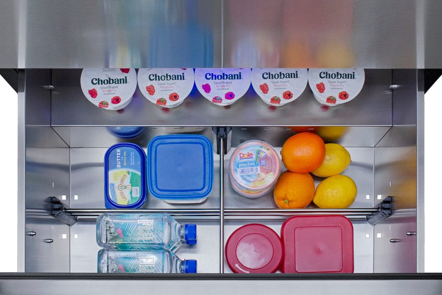 Summit 30" Wide 2-Drawer All-Refrigerator, ADA Compliant / 5.42 cu.ft. Capacity, Panel-ready Drawer Front, Stainless Steel Drawers, Professional Handles / SPR3032DADA