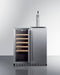 Summit 30" Wide Built-In Indoor/Outdoor Combination Wine Cellar or Kegerator / 6.3 cu.ft. Capacity, Dual... Beverage Cooler