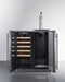 Summit 30" Wide Built-In Indoor/Outdoor Combination Wine Cellar or Kegerator / 6.3 cu.ft.... Beverage Cooler - View 10