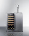 Summit 30" Wide Built-In Indoor/Outdoor Combination Wine Cellar or Kegerator / 6.3 cu.ft.... Beverage Cooler - Features
