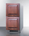 Summit Commercially Listed ENERGY STAR Certified 15" Wide 2-Drawer All-Refrigerator in Stainless Steel... - Close-Up