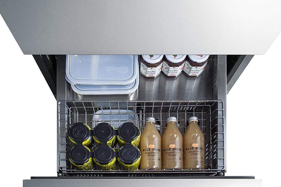 Summit Commercially Listed ENERGY STAR Certified 2-Drawer All Refrigerator in Stainless Steel Designed for... - View 11