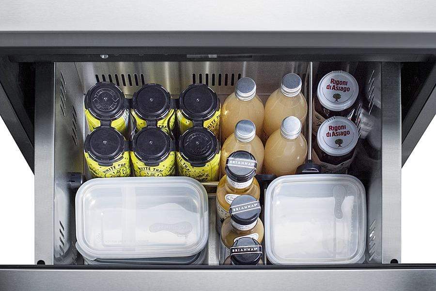 Summit Commercially Listed ENERGY STAR Certified 2-Drawer All Refrigerator in Stainless Steel Designed for... - View 12