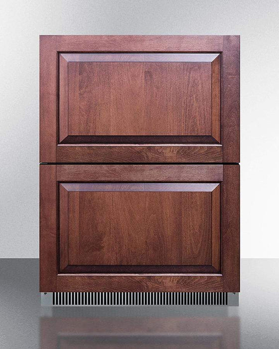Summit Commercially Listed ENERGY STAR Certified 2-Drawer All Refrigerator in Stainless Steel Designed... - Lifestyle View