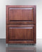 Summit Commercially Listed ENERGY STAR Certified 2-Drawer All Refrigerator in Stainless Steel Designed... - Lifestyle View