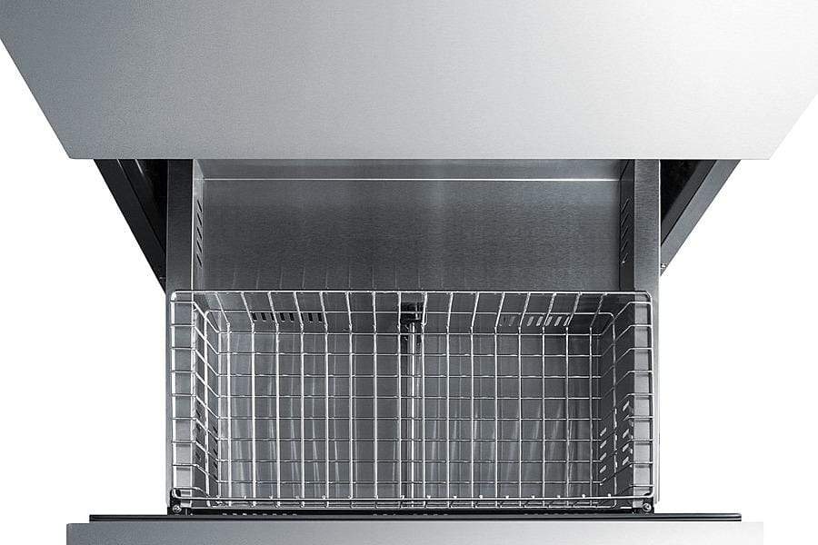Summit Commercially Listed ENERGY STAR Certified 2-Drawer All Refrigerator in Stainless Steel... - Installation View