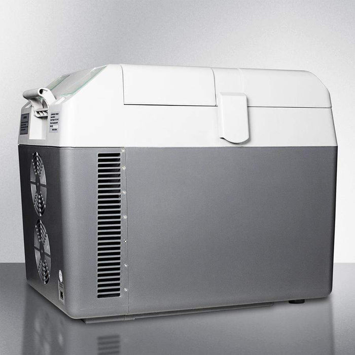 Summit Portable 12V/24V Cooler Capable of Operation as Refrigerator (2-8°C) or Freezer (-15°C) / SPRF26