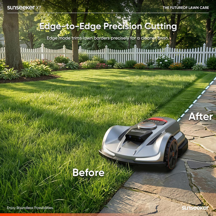 Sunseeker X7 Wireless AI Robot Lawn Mower wire-free robot lawn mower, view 9