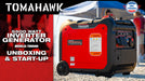 Tomahawk Power 5500 Watt Inverter Generator Super Quiet Portable Gas Power Professional Use - Detail View 2