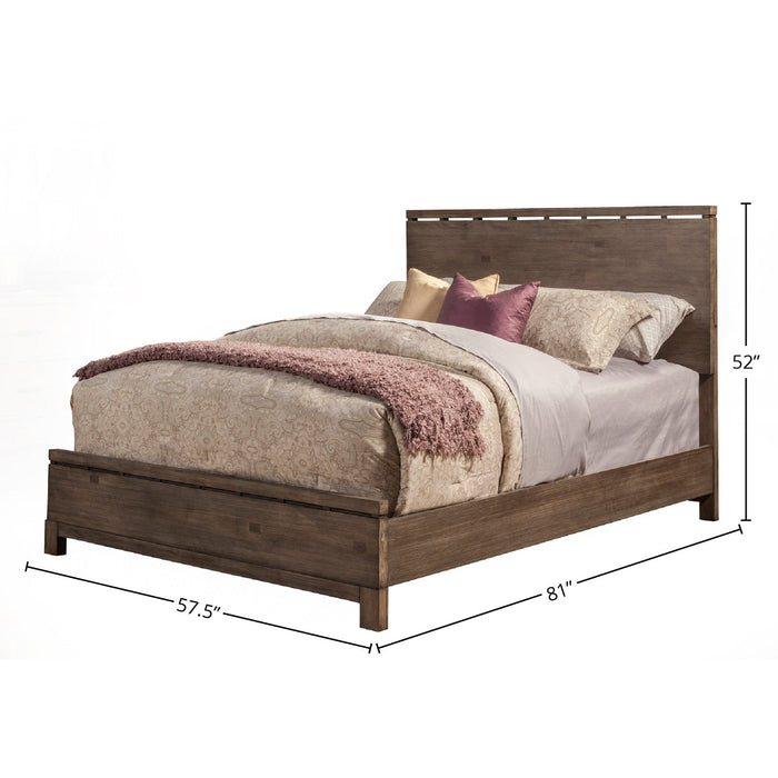 Alpine Furniture Sydney Bed, Weathered Grey