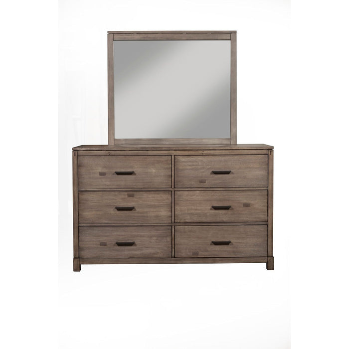 Alpine Furniture Sydney Mirror, Weathered Grey