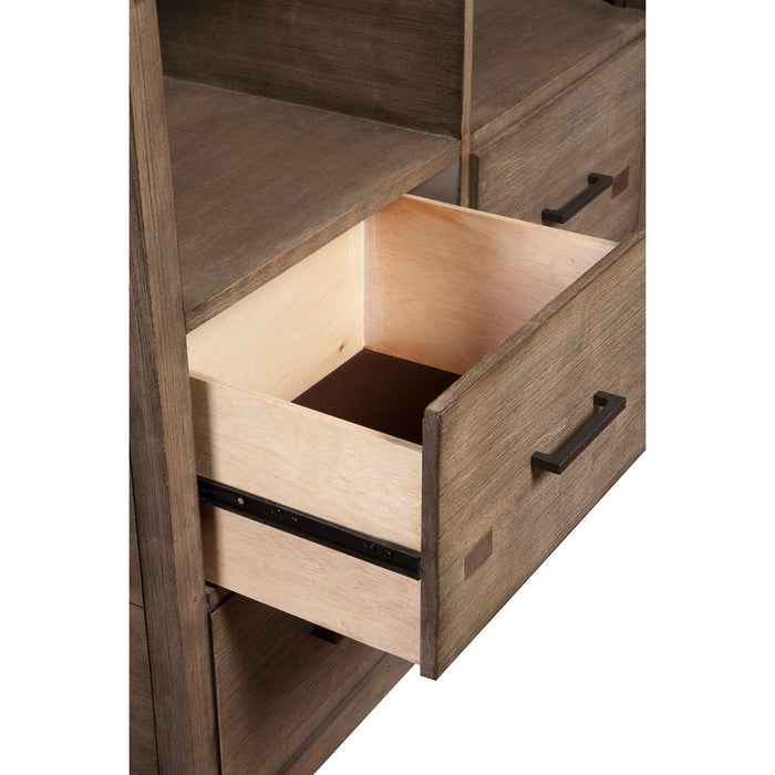 Alpine Furniture Sydney TV Media Chest, Weathered Grey