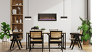 88" Electric Fireplace SYM-88-XT-BESPOKE - back view