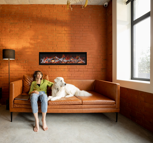 42" Electric Fireplace SYM-42-XT-LUMINA - front view