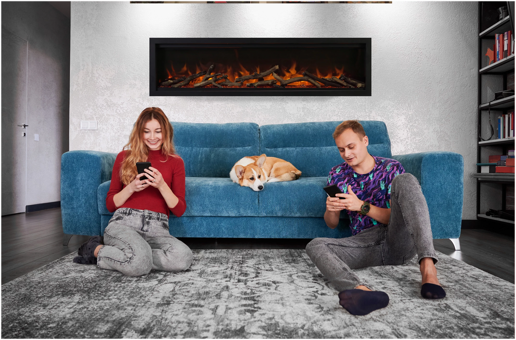 60" Fireplace Accessorie WM-60-LUMINA - angle view