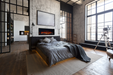 100" Electric Fireplace SYM-100-XT-BESPOKE - detail close-up