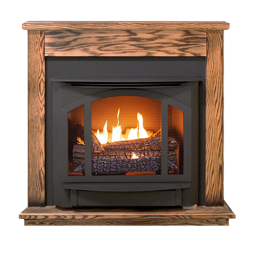 Buck Stove Light Oak Classic mantel for Model T-33