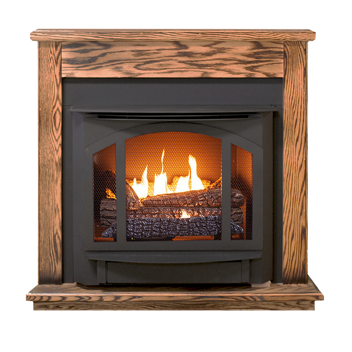 Buck Stove Light Oak Classic mantel for Model T-33