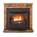 Buck Stove Light Oak Classic mantel for Model T-33