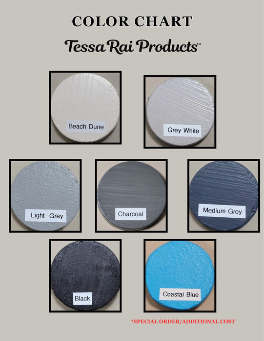 TessaRai Collection finish color options