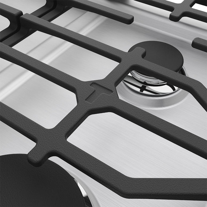 Thor Kitchen 30-Inch Gas Cooktop (TGC30F) – close-up racks