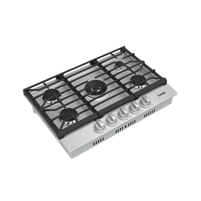 Thor Kitchen 30-Inch Gas Cooktop (TGC30F) – left side