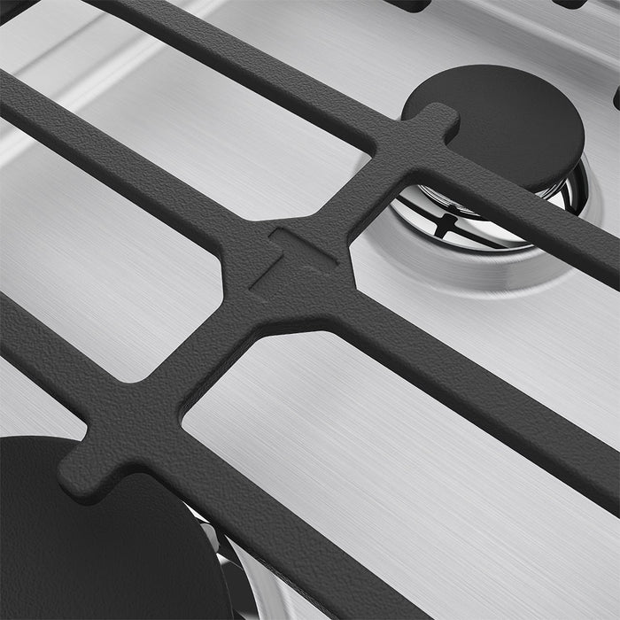Thor Kitchen 36-Inch Gas Cooktop (TGC36F) – close-up racks