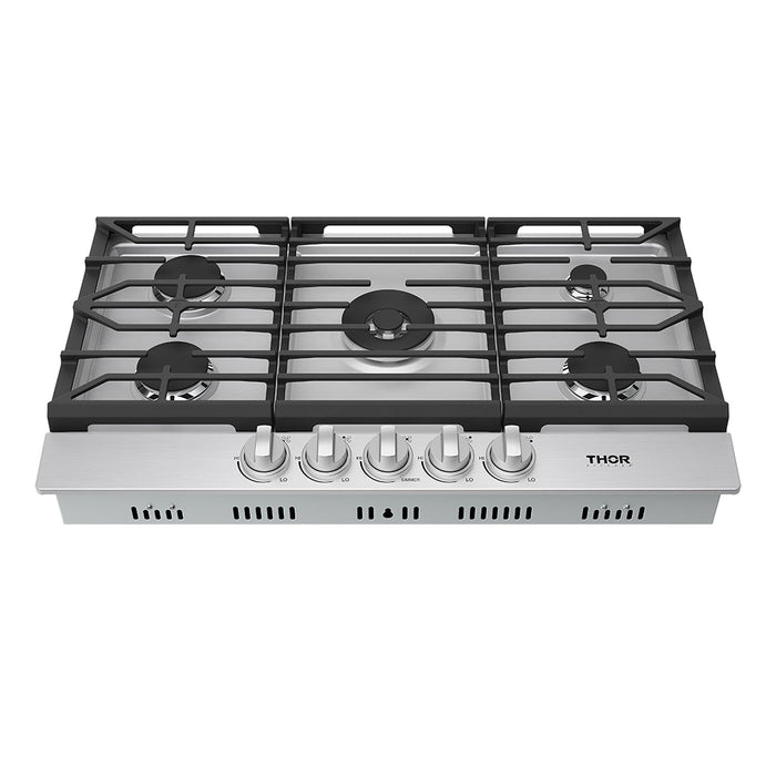 Thor Kitchen 36-Inch Gas Cooktop (TGC36F) – front