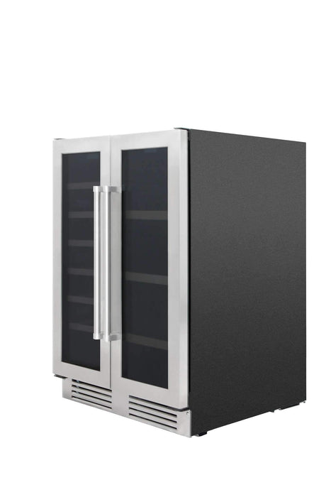 Thor Kitchen 24-Inch Independent Dual Zone Wine Cooler and Beverage Center with 21-Bottles and 95-Cans Capacity (TBC2401DI) Thor Kitchen