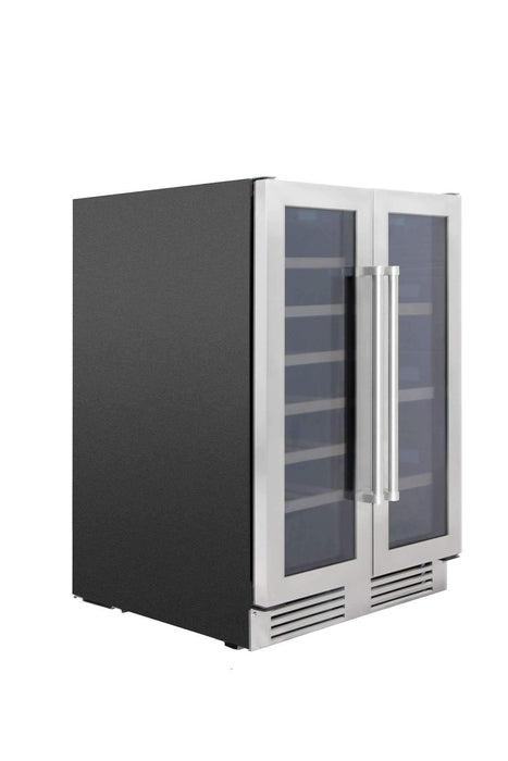 Thor Kitchen 24-Inch Independent Dual Zone Wine Cooler and Beverage Center with 21-Bottles and 95-Cans Capacity (TBC2401DI) Thor Kitchen