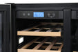 Thor Kitchen 24-Inch Independent Dual Zone Wine Cooler and Beverage Center with 21-Bottles and 95-Cans Capacity (TBC2401DI) Thor Kitchen