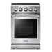 Thor Kitchen 24-Inch 3.73 cu. ft. Oven Electric Range in Stainless Steel (HRE2401) Thor Kitchen
